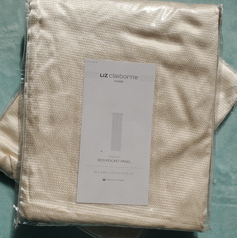 💫 Liz Claiborne - Set of 2 Ainsley Rod-pocket Panels